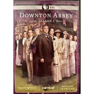 PBS Downton Abbey Season 1 DVD Set Original UK Edition 3-Disc Excellent